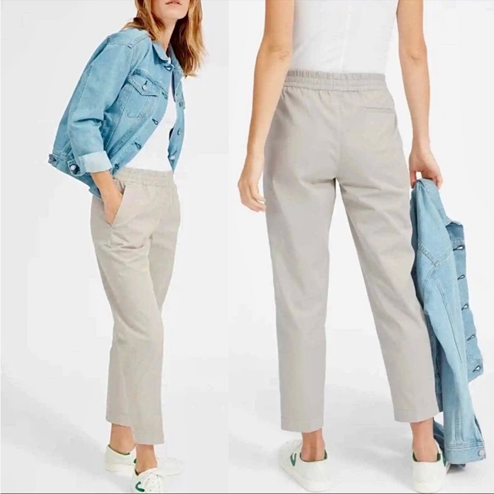 Everlane | The Easy Chino pants pull on size 6 beige stone